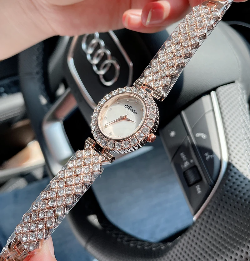 2024 Fashion Top Brand Luxury Watch Women Waterproof Crystal Women Dress Watch Fully Diamond Women Watches Ladies Watch Quartz