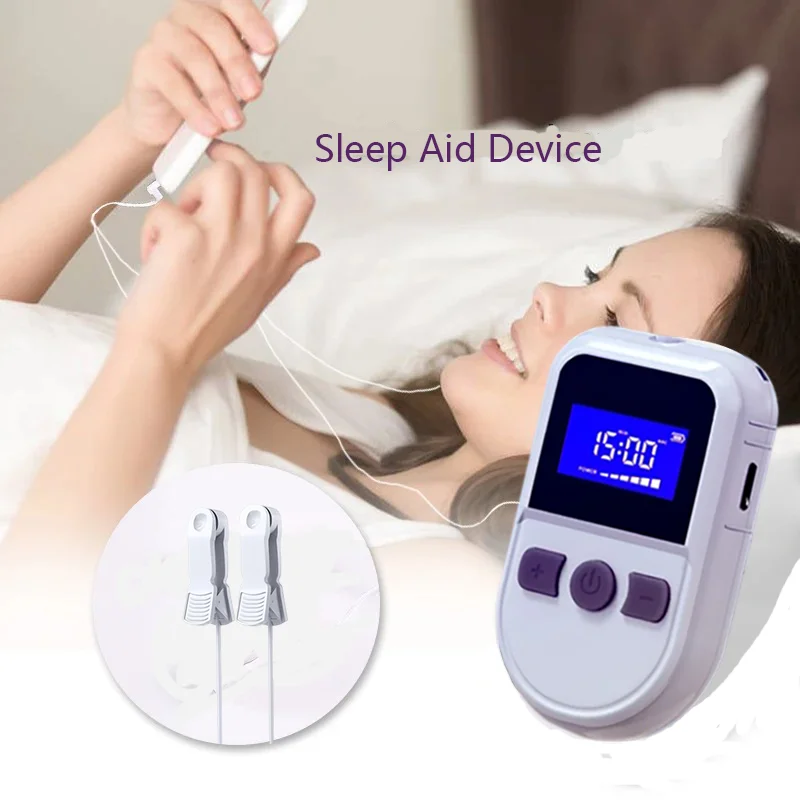 

Sleep Aid Device Insomnia Electrotherapy Device Anxiety And Anxiety Pain Sleep Migraine Depression Relieve Head Instrument