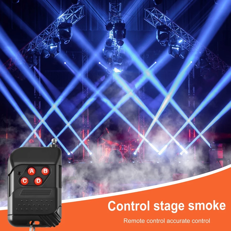 Portable 3 Pins XLR Wireless Remote Control Receiver For Smoke Fog Machine DJ Stage Controller Receptor Fogging 400W 900