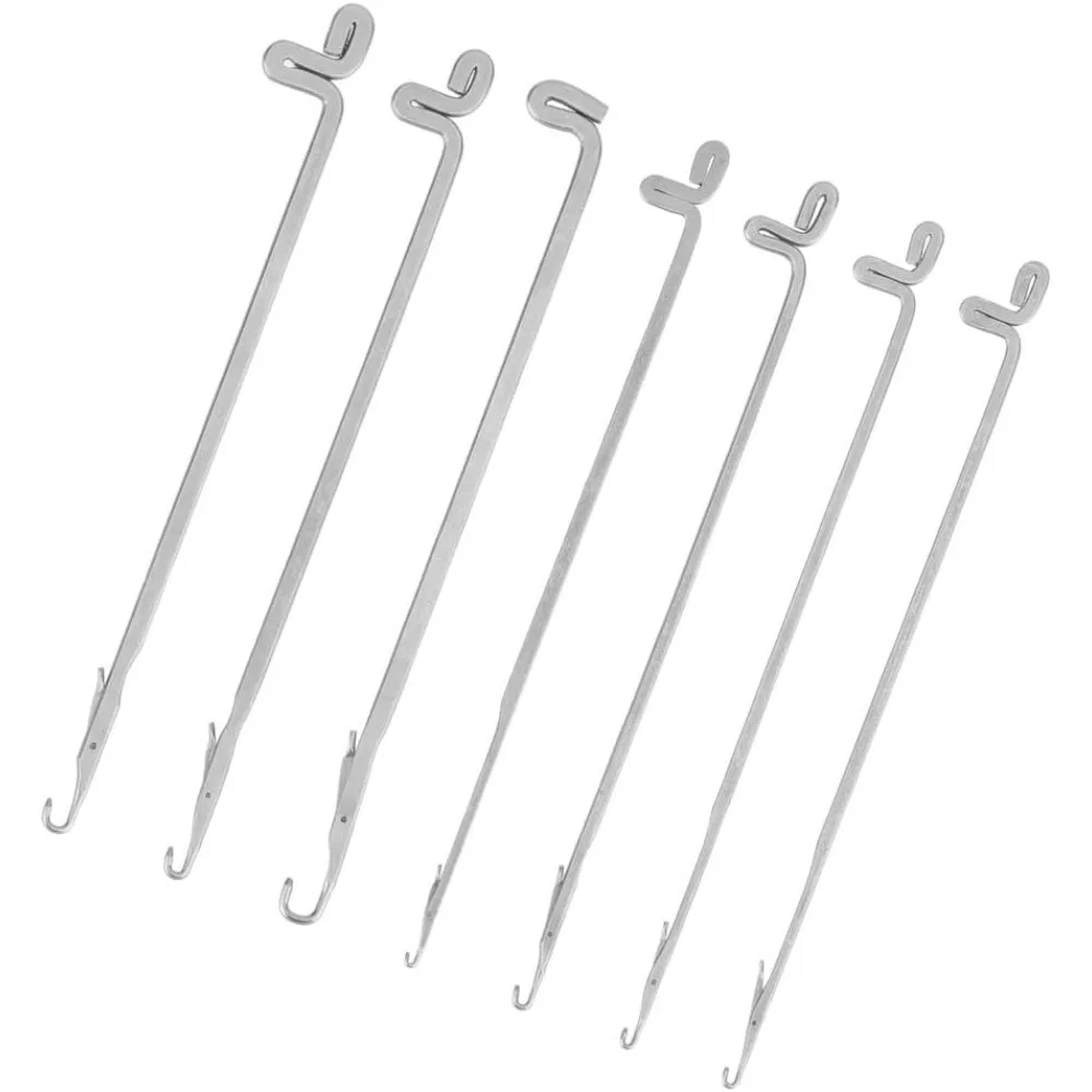 28pcs Latch Crochet Hooks Steel Sewing Needles Embroidery Threads Knitting Picker Snag Fixer Sweater Repair Tool for making kit