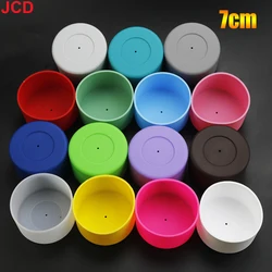 JCD 7.0cm Silicone Cup Case Rubber Bottom Protective Cover Pad Universal Anti Slip And Anti Scalding Bottle Anti Damage Sleeve 