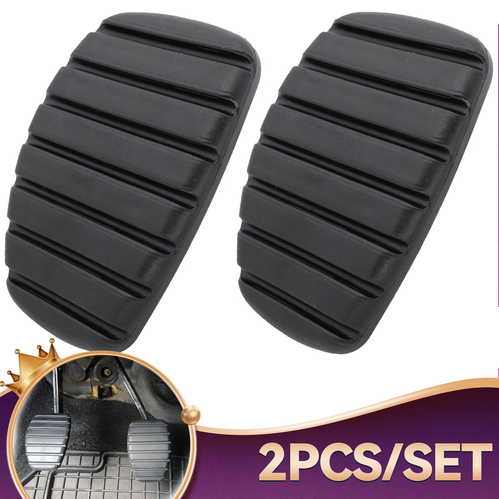 For Renault Clio 2 Fluence Kangoo 1 Megane 3 Master Trafic Scenic Grand Modus Car Brake Clutch Foot Pedal Pad Cover Accessories