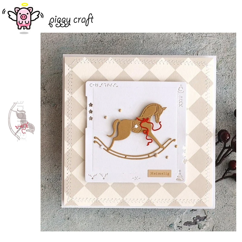 New Craft metal cutting dies cut die mold Rocking horse Scrapbook paper craft knife mold blade punch stencils die