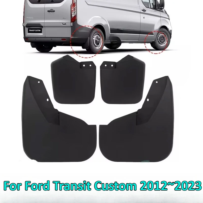 

1915641 Передние и задние брызговики для Ford Transit Custom Tourneo 2012-2023, OEM-совместимые, водонепроницаемые, прочные автоаксессуары