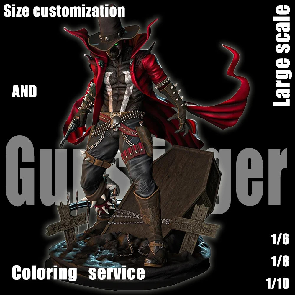 

1:6 Scale Gunslinger Resin Model Kit | Unpainted | Anime-Style Western Shooter | DIY Custom Figure A596