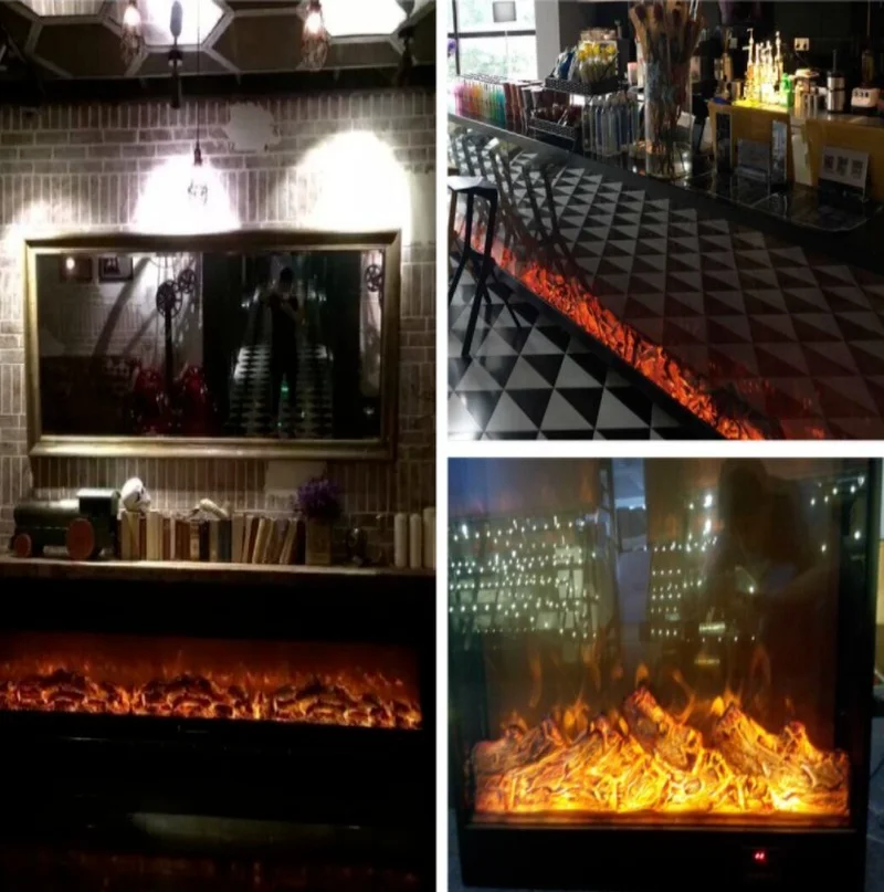 Electric Simulation Charcoal Fake Firewood Charcoal Fire Decoration Charcoal Flame Lamp Fireplace Firewood Props Decoration
