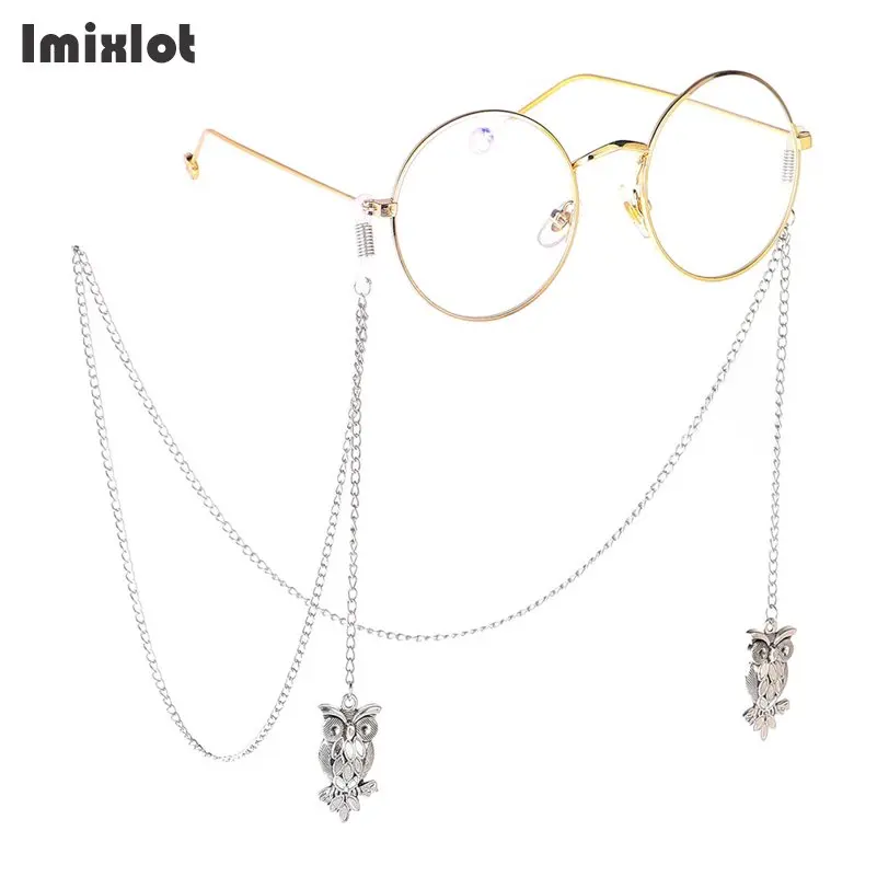 Fashion Pendant Glasses Chains Women Dragon Owl Beak Eyeglasses Sunglasses Spectacles Metal Chain Holder Cord Lanyard Necklace