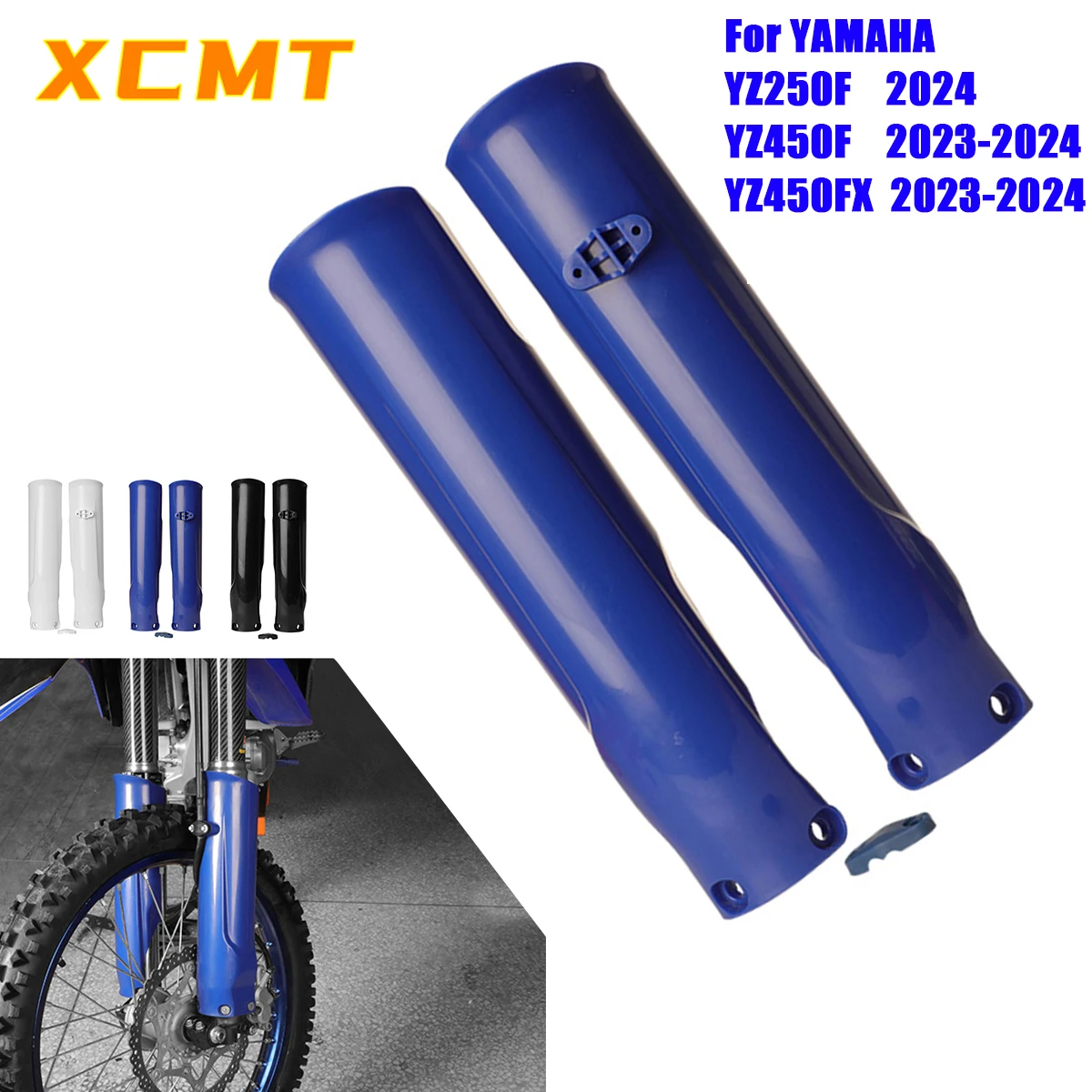 Fork Cover Shock Absorber Guard Protector For YAMAHA YZ250F YZ450F YZ450FX YZ 250F 450F 450FX 2023 2024 Motocross Parts