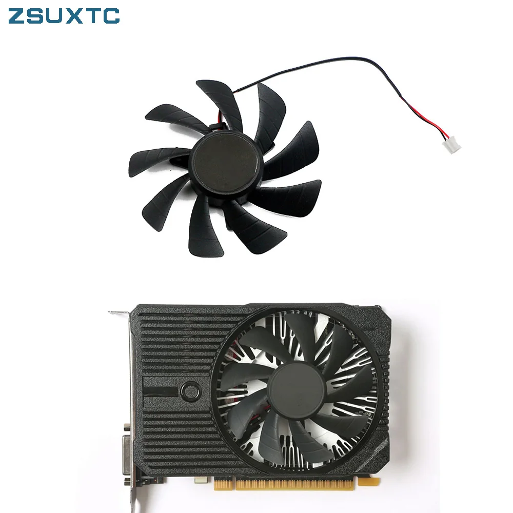 GA92S2U 85MM 2PIN GTX 1050 MINI wentylator chłodnicy zamiennik dla GeForce GTX 1050 Mini 2GB GeForce GTX 1050 Ti Mini 4GB