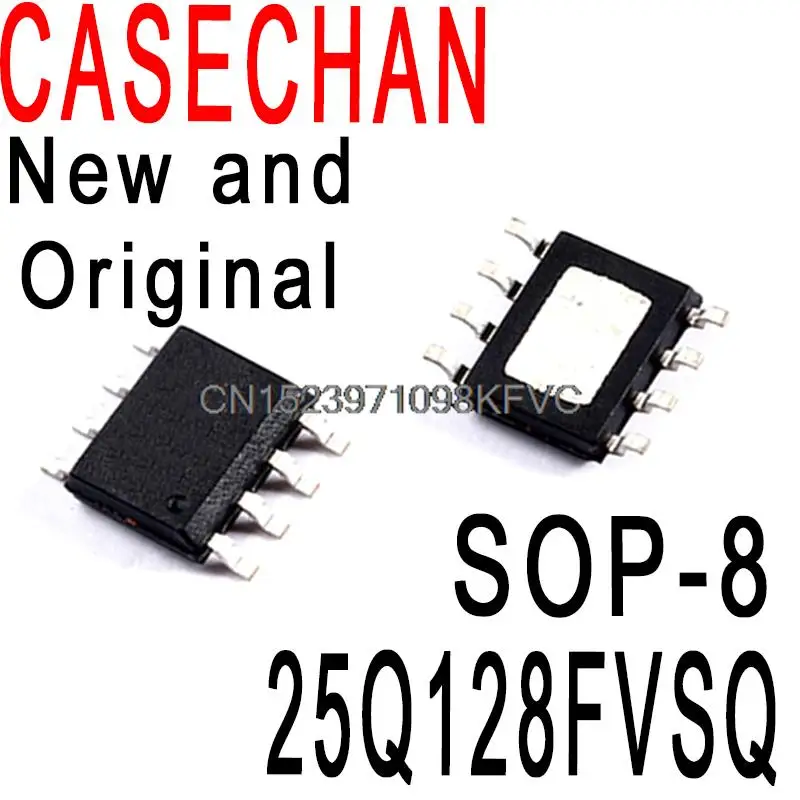 2PCS New and Original W25Q128FVSQ    SOP-8 W25Q128FVSIQ 128Mbit   16M FLASH In Stock NEW original IC 25Q128FVSQ