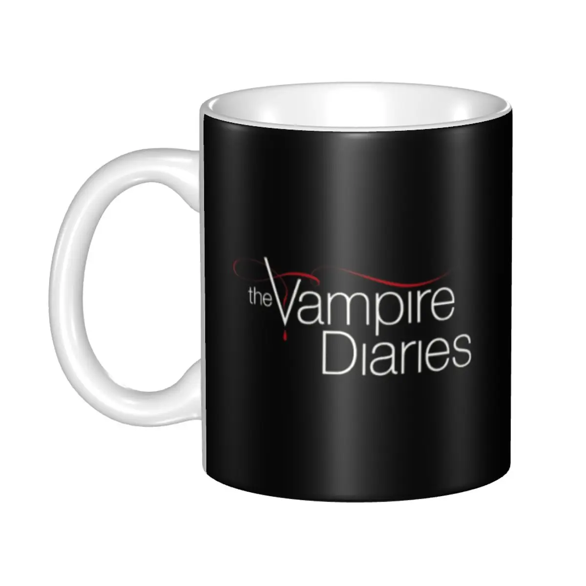 

Custom The Vampire Diaries Coffee Mug DIY Somerhalder Ceramic Mug Cup Creative Present