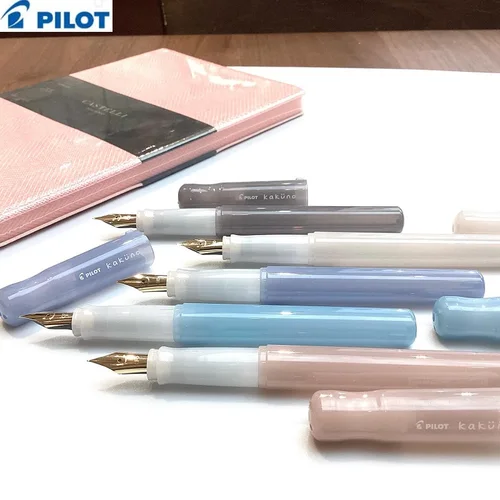 Imagen 1 del producto Pluma estilográfica Pilot Limited, portalápices transparente F/M, punta de bolígrafo sonriente, papelería japonesa, pincel de práctica para estudiantes, práctica de escritura