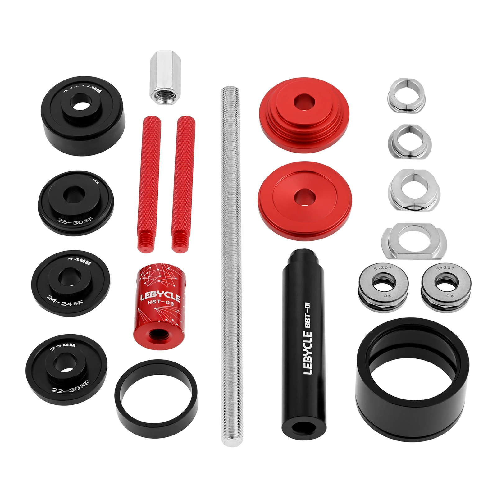 1 Set Bicycle Headset Press Tool Aluminium Alloy Bottom Bracket BB86 BB30 BB91 BB92 PF30 Bike Installation or Removal Tools