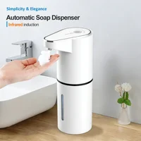 Nuevo Dispensador de jabón con detección automática para baño, Espumador eléctrico sin contacto de varios niveles, carga Vertical montada en la pared