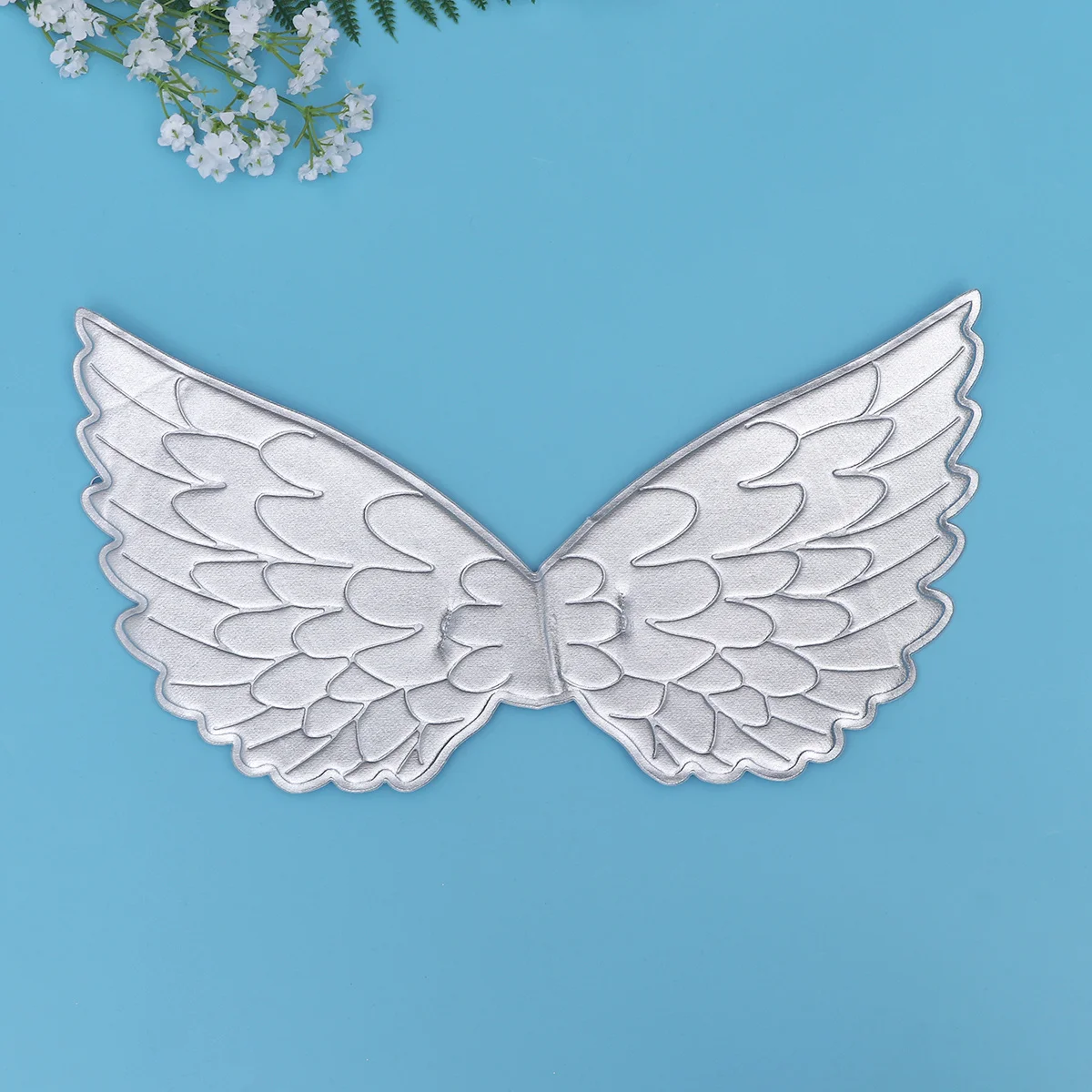 Accessoires de spectacle de Cosplay argentés pour enfants, accessoire de Costume de fée sur scène d'halloween, ailes pour enfants