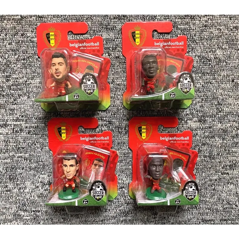 Soccer Starz Figure Football Star Doll EuropeanlChampionshilp Romelu Lukaku EdeneHazarld Duffeel Ousmane Dembele Toy