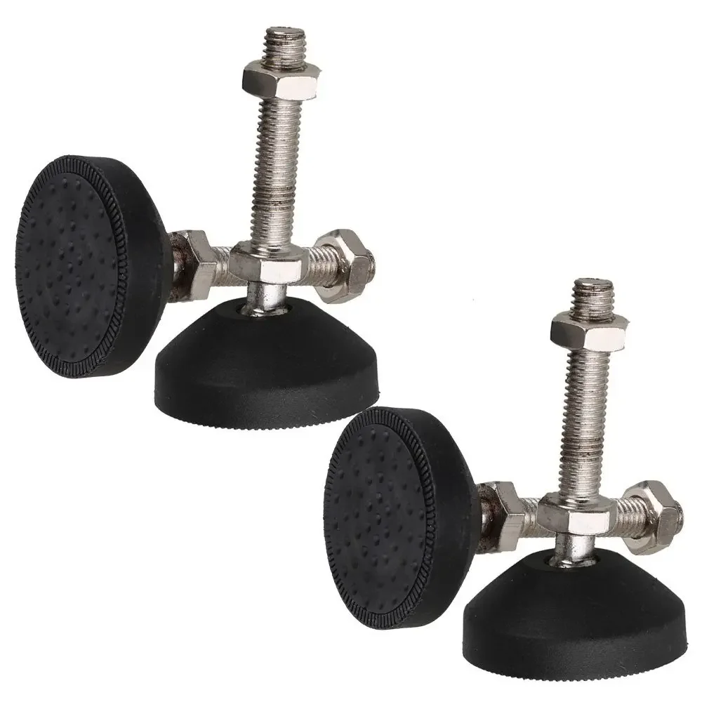 50mm Dia Nylon Base M10 X 50mm Threaded Universal Joint Adjustable Levelling Feet Furniture Glide Pad Every Pack 10 or 6 or 4 Pc