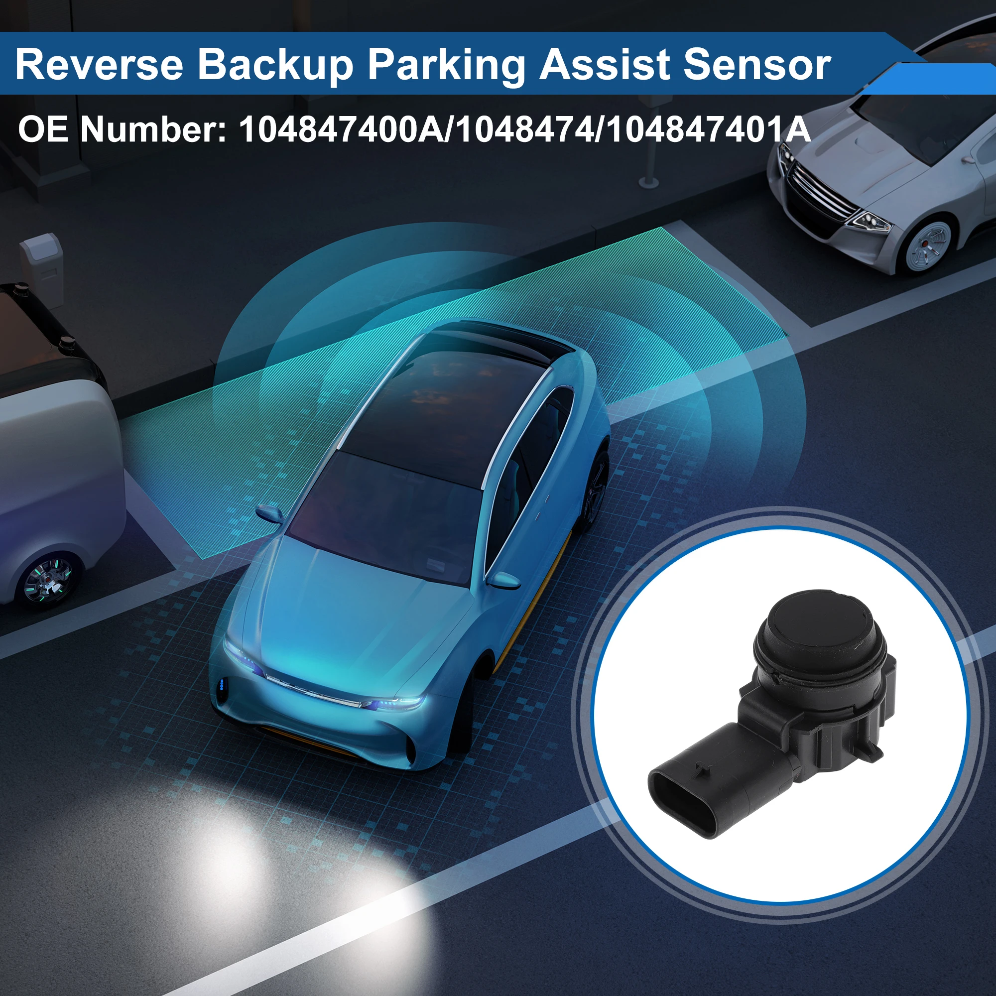 UXCELL No.104847400A Reverse Backup Parking Sensor for Tesla Model S 2012-2021