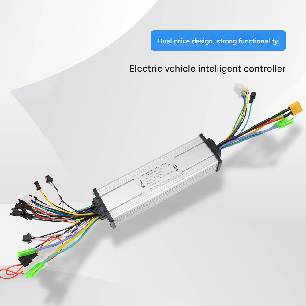 

243648V 250/350Wself-identifying dual-drive brushless DCmotor controller, double-row12MOS tube for electric vehicle modification