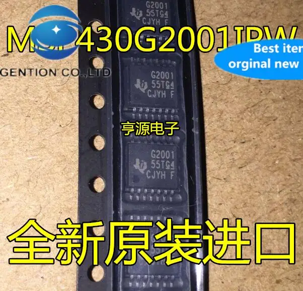 

20 шт. 100% оригинальный новый MSP430G2001 MSP430G2001IPW14R шелкография G2001 чип микроконтроллера