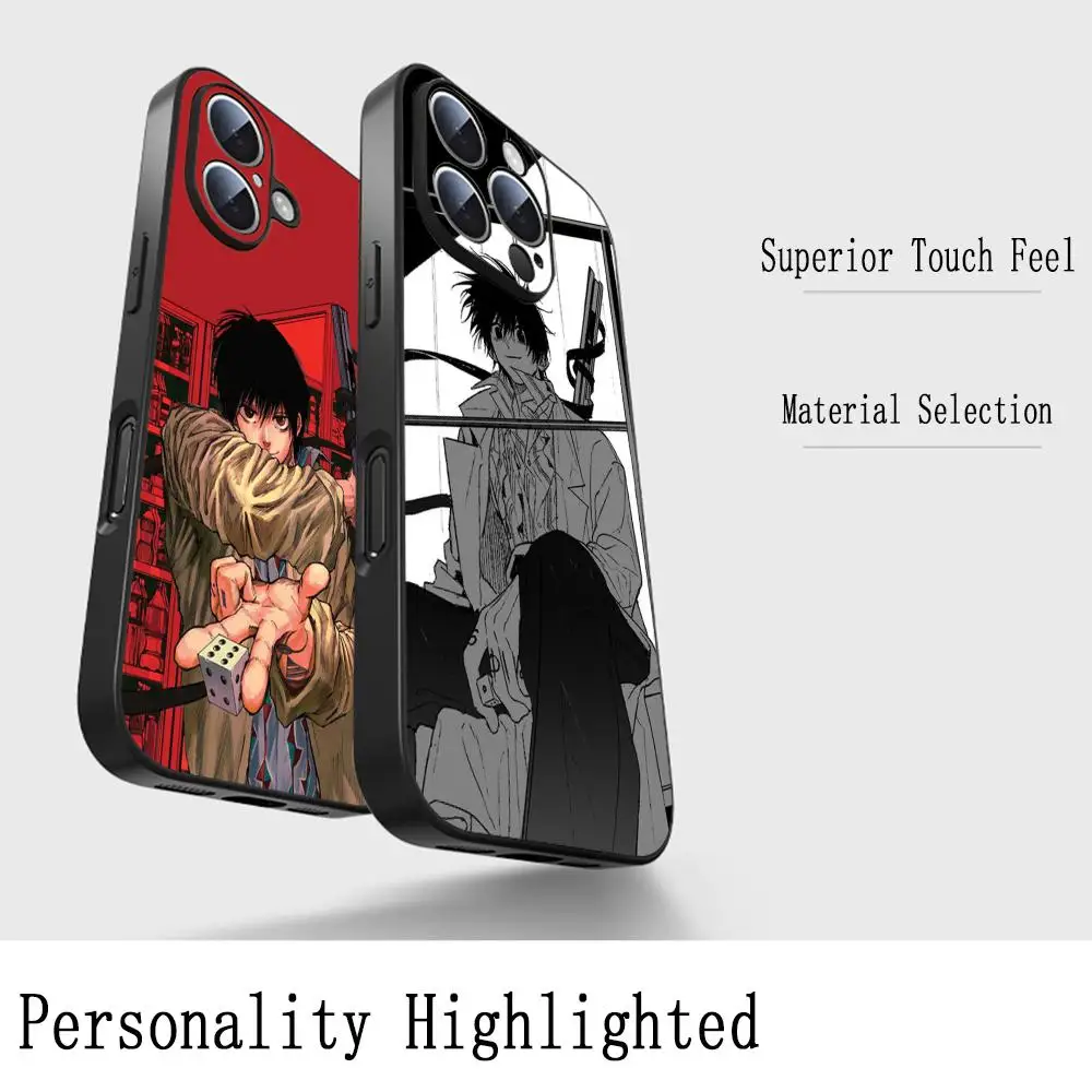 Nagumo yoichi Sakamoto cool anime Phone Case For iPhone 16 15 14 13 12 11 Plus Mini Pro Max Limited Soft black Shockproof Cover