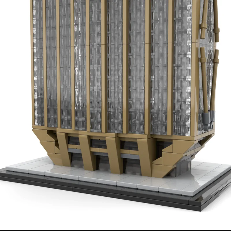 MOC اللبنات تجميع لعبة 270 بارك أفينيو 1:800 مقياس نموذج 3180 قطعة هدية العيد الإبداعية ناطحة السحاب سلسلة