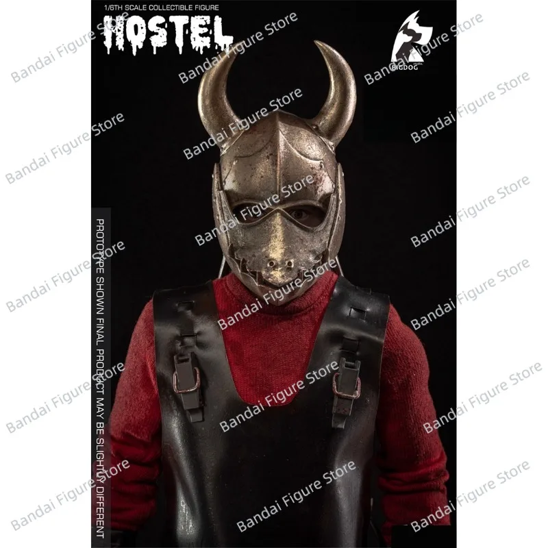 BIGDOG STUDIO SC013 1/6 Hełm Woźny Hostel Chainsaw Cloth Figurka Akcji Kolekcjonerska dla Fanów Horrorów 12-calowy Model Żołnierza Prezent