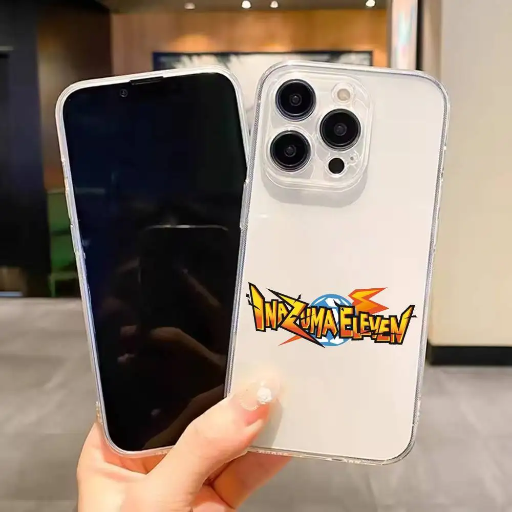 Inazuma Eleven Series Anime For iPhone 17 16 15 14 13 12 11 Mini Pro Max Plus Transparent Phone Case Cover