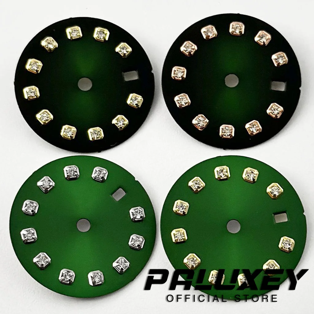 NH05 20.5 มม.สีดําสีขาวสีเขียวสีฟ้าสีน้ําตาลสีเทานาฬิกาสําหรับ NH05 NH06 นาฬิกาใบหน้าเปลี่ยนชิ้นส่วน