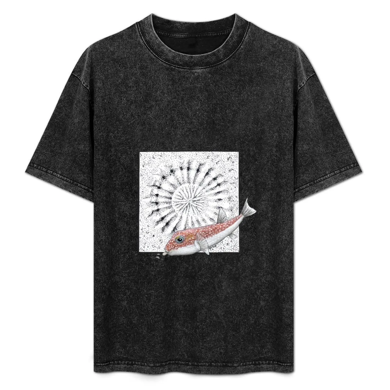 Torquigener albomaculosus - White-spotted pufferfish T-Shirt tops man clothes custom shirt t shirts men