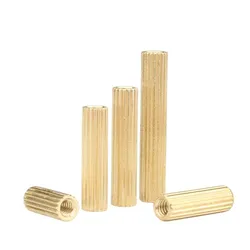 50pcs M2* L3mm To 30mm 2mm Thread Brass Round Standoff Spacer Female M2 Brass Threaded Spacer