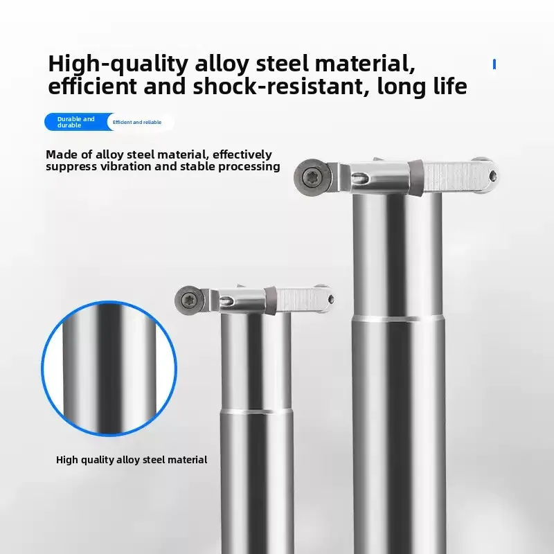 CNC T-slot Arc Tool Bar TMR 30R5 40R5 C16T2 C20T4 C25T5 C25T4 C20T3 150 200 Round Nose R5 R6 Installed Inserts RPMT10T3 RPMT1204