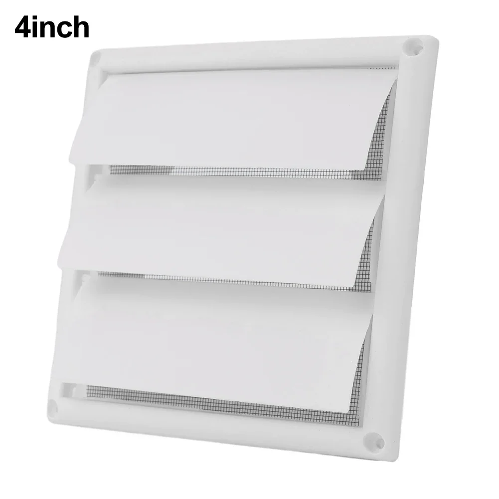 

4 Inch Air Vent Grille Ventilation Cover Plastic Wall Grilles Duct Heating Cooling Vents With 3 Flaps Air Outlet Ventilation