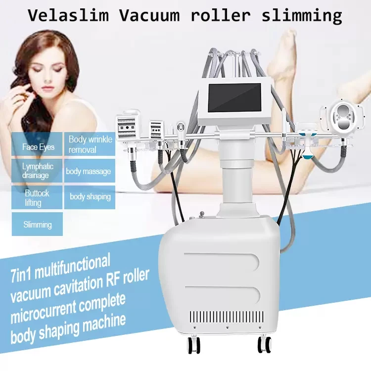 V10 Vela Roller Ultrasound Cavitation slimming Machine Fat Removal Body Shape RF Skin Tighten Face Lifting Machine