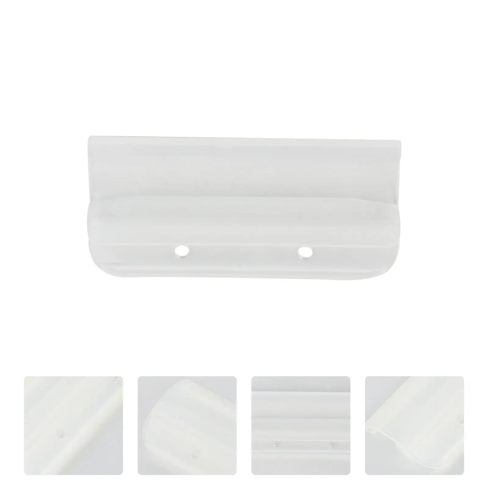

10Pcs Thickened Plastic File Tabs Clear Hanging Folder Inserts for Office School Hospital Financial Staff Time Saving Document