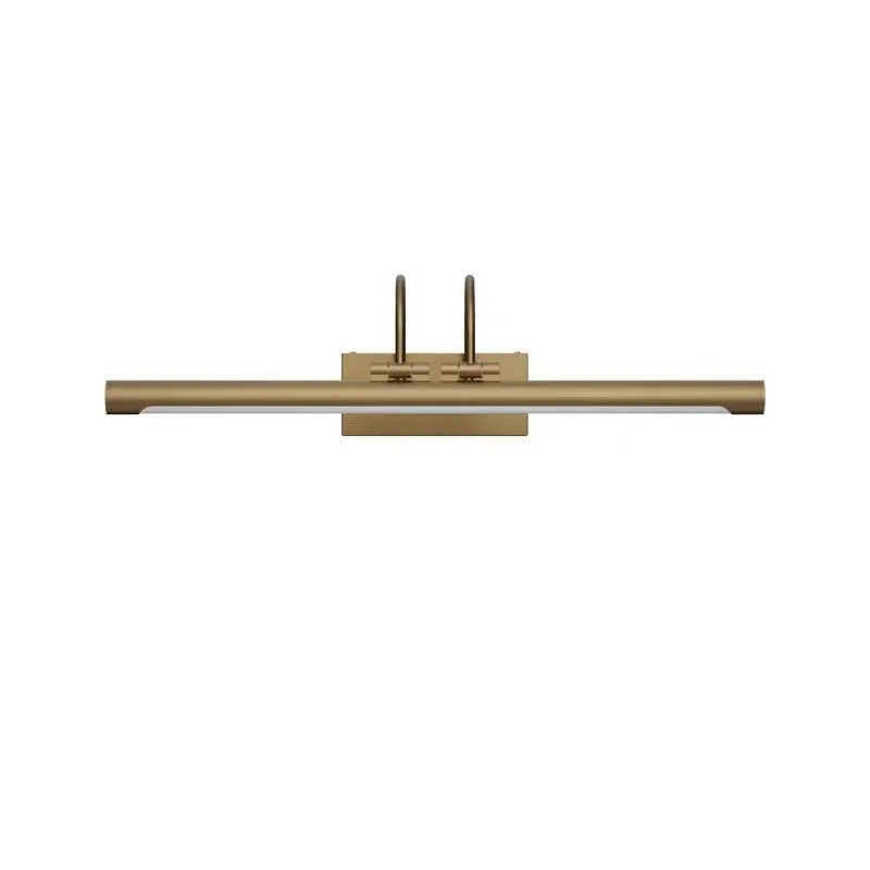 Nordic American retro photo painting long mural lamp, entrance living room corridor bronze bed and breakfast hotel wall lamp