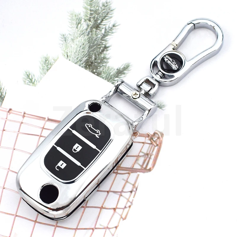 Shell For Renault Fluence Clio Megane For Mercedes For LADA Vesta Granta XRay Kalina Priora Sedan Sport TPU Car Key Case Cover image 6