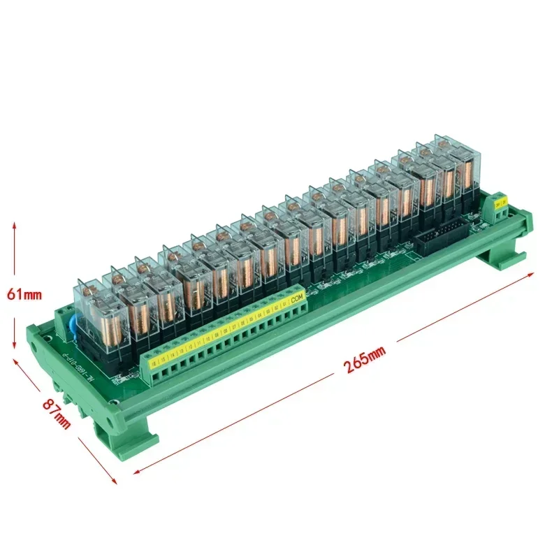 

16 Channel Relay Board Relay Board Remote Control Relay Module AC DC 1NO1NC Input 12V PNP