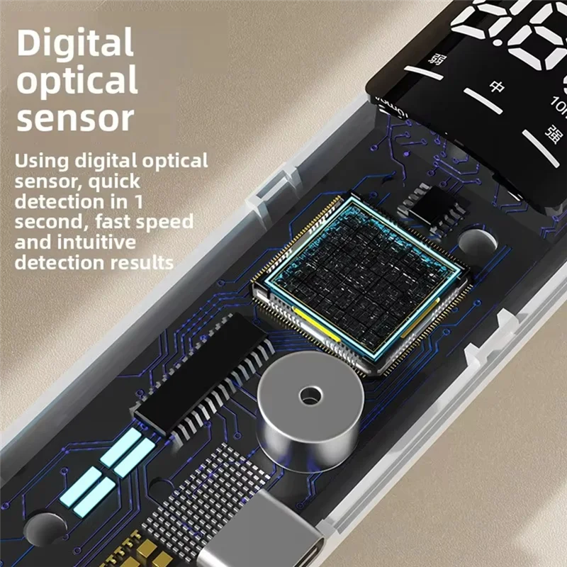قلم كشف وكيل تبييض الفلورسنت كشف وكيل الفلورسنت الرقمي ملابس الطفل أداة اختبار المناديل الصحية-PZZW