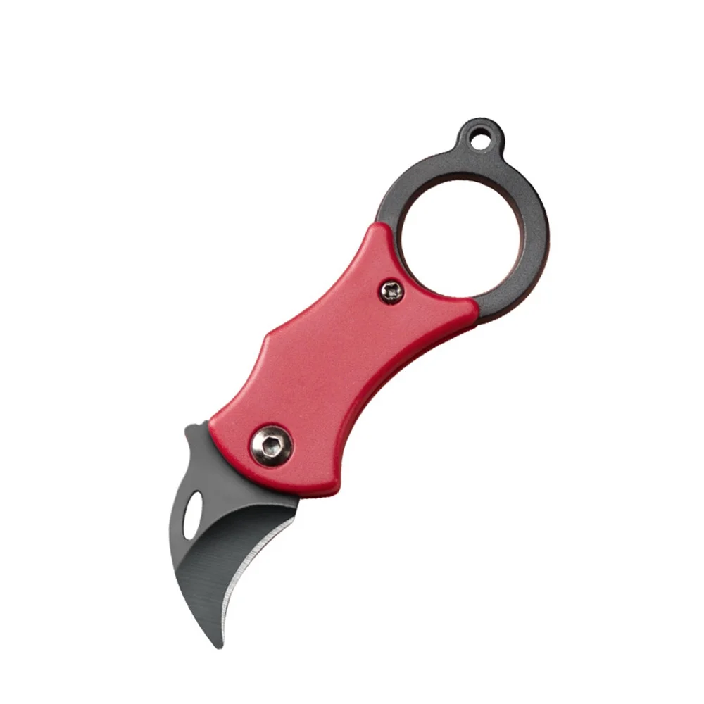 Нож из нержавеющей стали, компактный брелок с лезвием, маленький нож, мини-компактный нож для путешествий, комплект для выживания, брелок