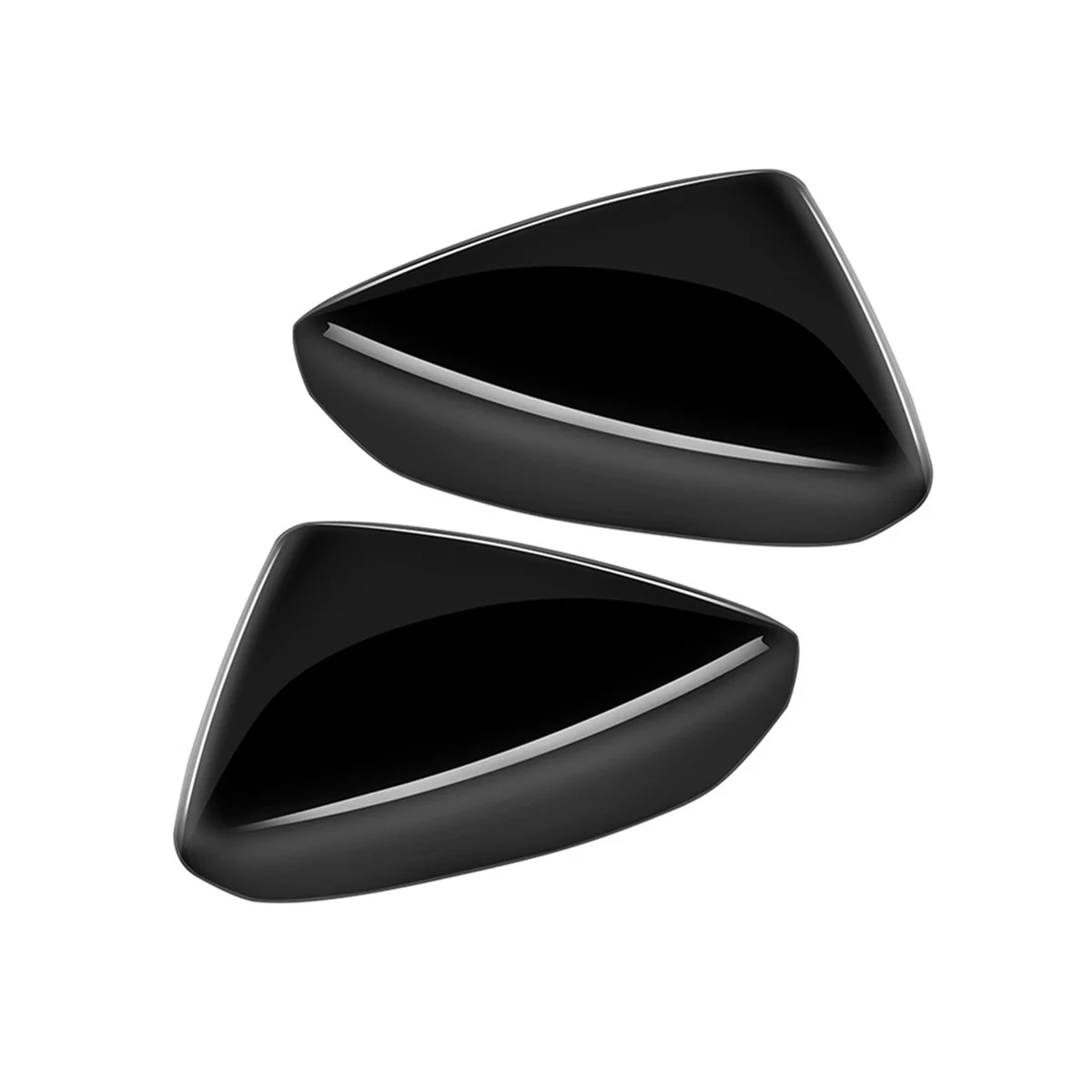 Car Gloss Black Rearview Side Mirror Cover Trim Frame Side Mirror Caps for Mazda CX-60 2022