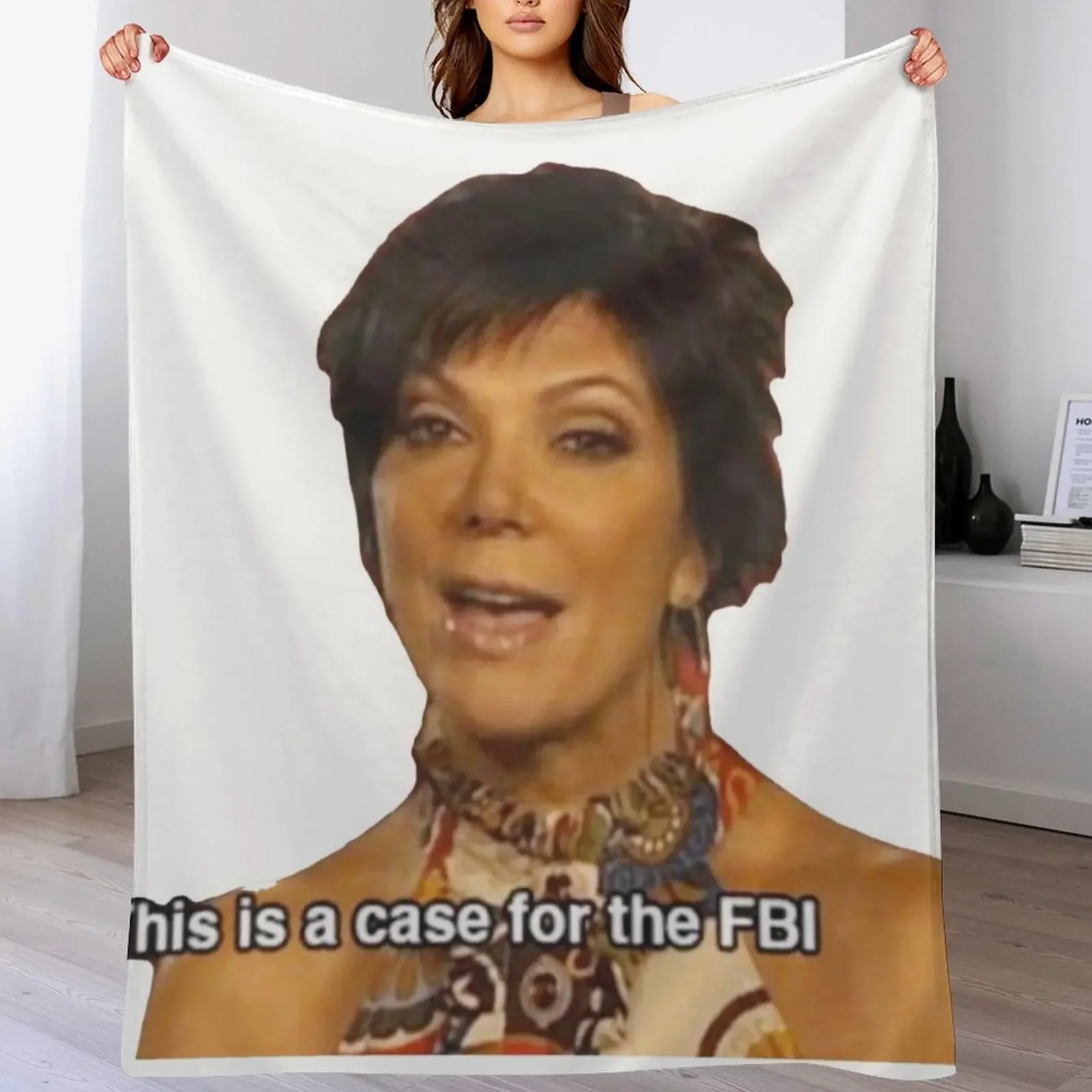 

Kris Jenner Throw Blanket Luxurious Soft Fuzzy Blanket for Sofa Bed