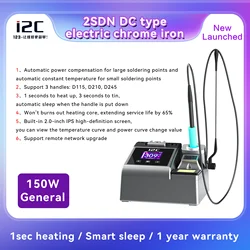 i2C 2SDN Soldering Station Compatible i2C Soldering Iron Tip 210/245/115 Handle Temperature Control BGA Welding Rework Station