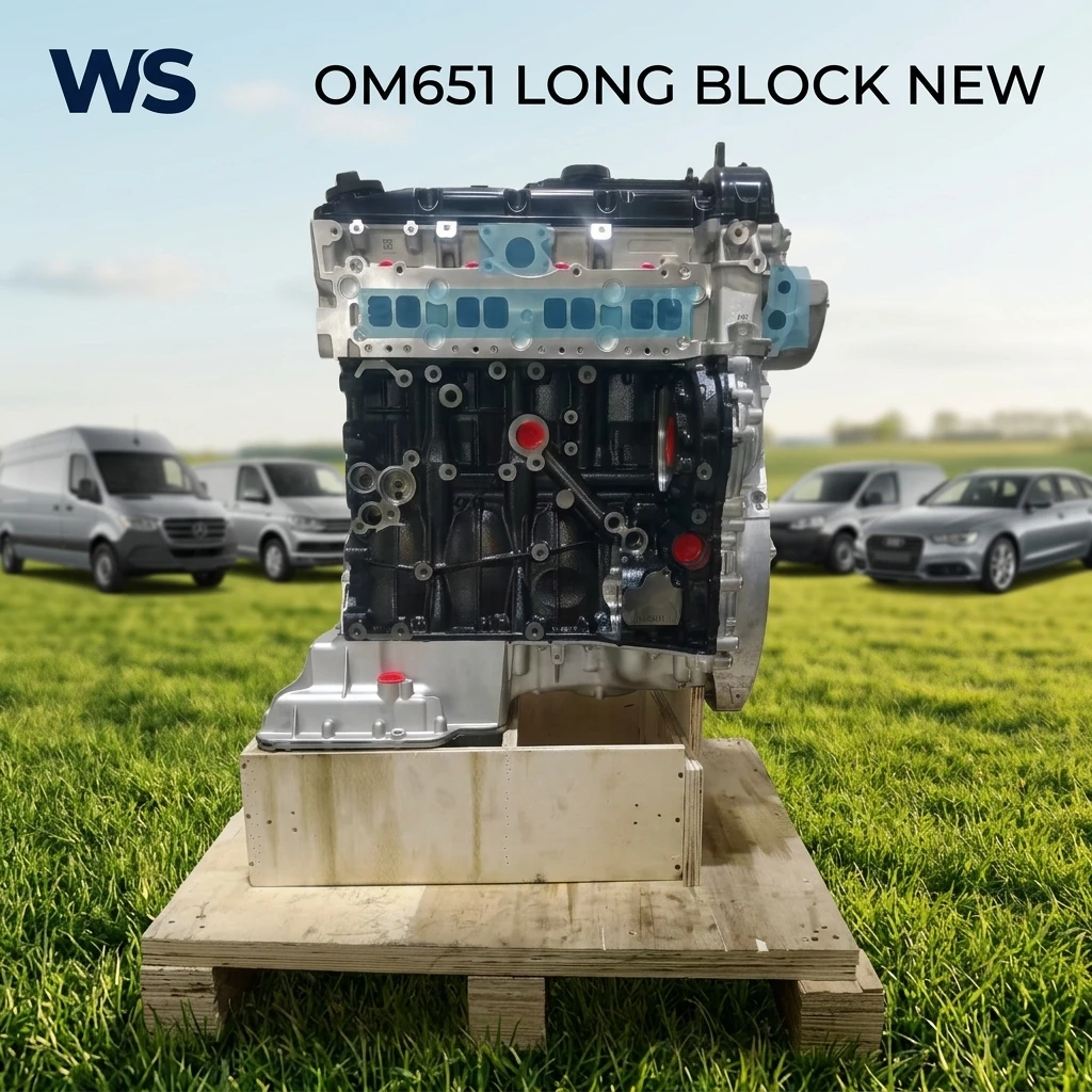 Premium OM651 Long Block Engine 2.1L Diesel W/ Balancer System & Forged Steel Crankshaft For Benzi Sprinter Vito E250
