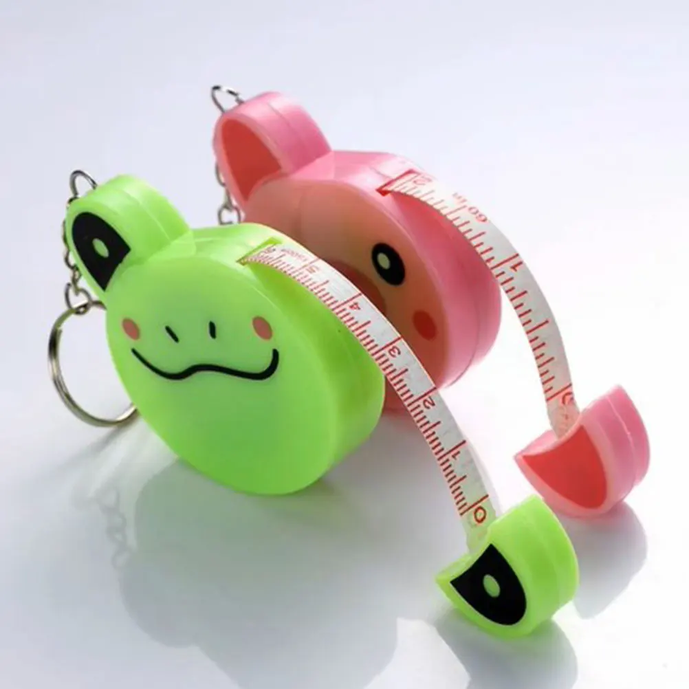

3Pcs Mini Animal Tape Measure Retractable Flexible Body Measuring Tool for Clothing Waist Measurement Home Office Supplies