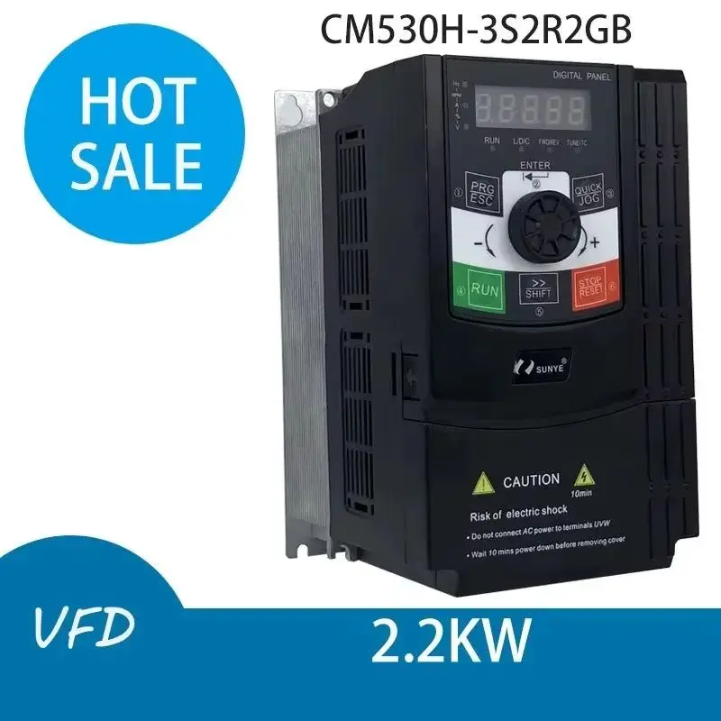 2.2KW/4.0KW inverter VFD, engraving machine spindle motor speed controller. Three-phase input CM530H-B4T2R2GB-4R0PB,2200W/4000W