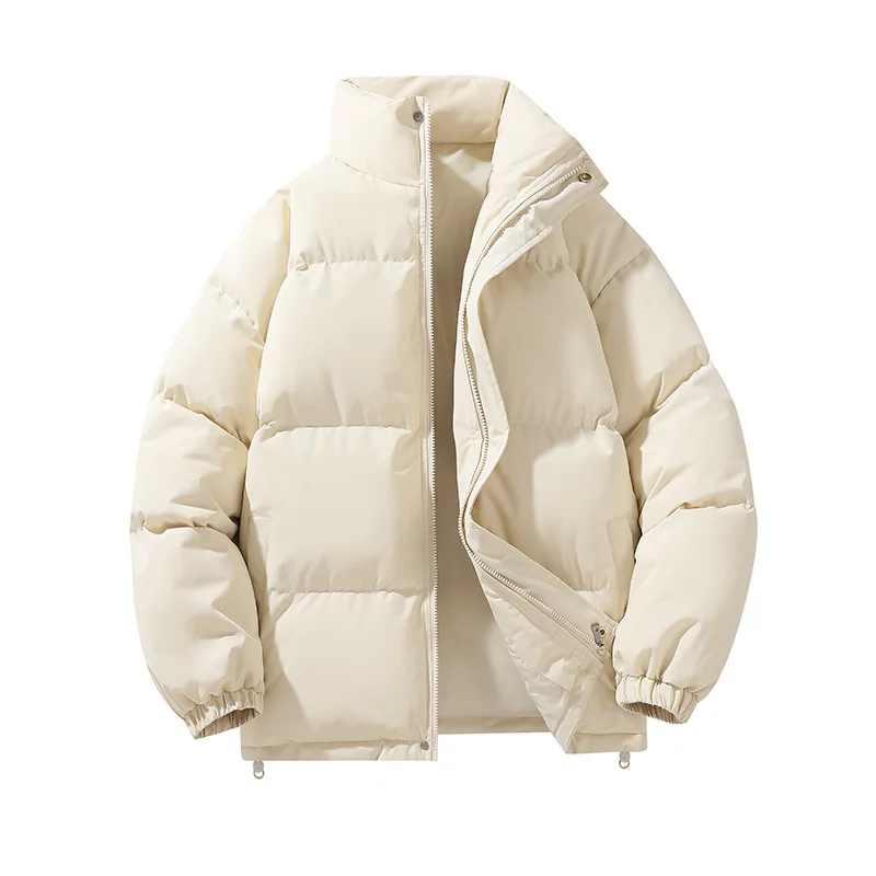 Nova moda masculina inverno gola para baixo jaquetas quentes parkas masculino casual mais grosso casacos de inverno homem fino ajuste jaquetas curtas 3xl