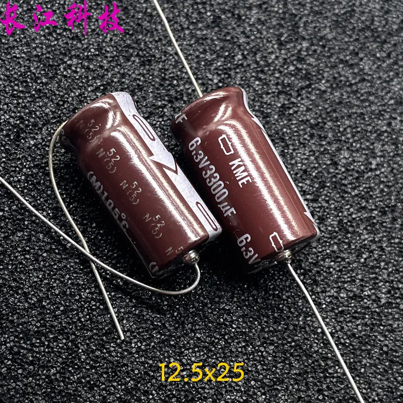 20 pieces/3300uf 6.3v 6.3v3300uf axial audio electrolytic capacitor