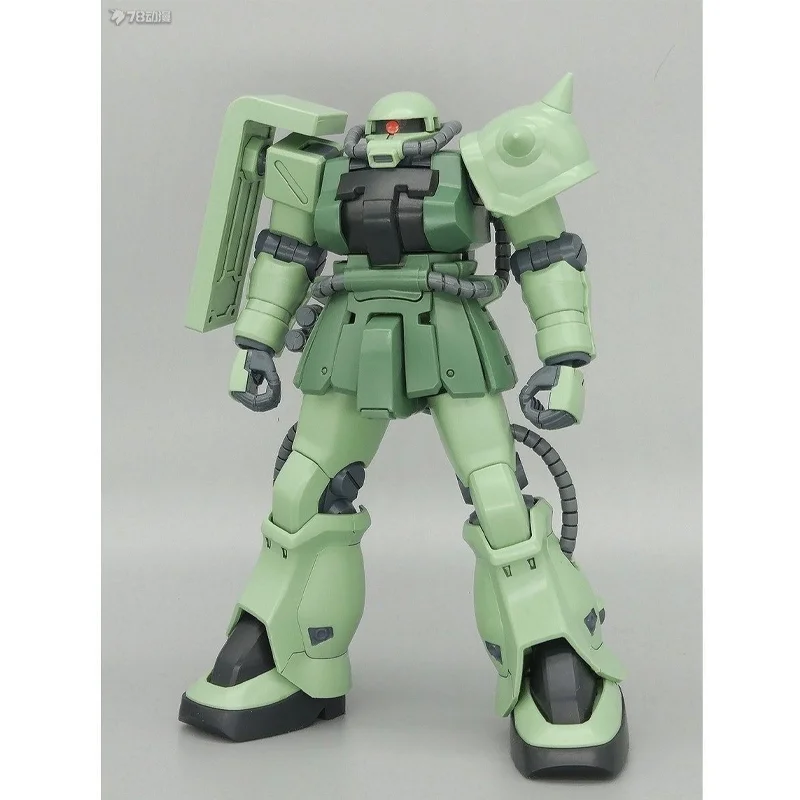 [In stock] Bandai HGUC 105 1/144 MS-06F-2 Zaku II Type F2 GUNDAM Action Figure Garage Kits Assembly Model Toy Festival Gifts