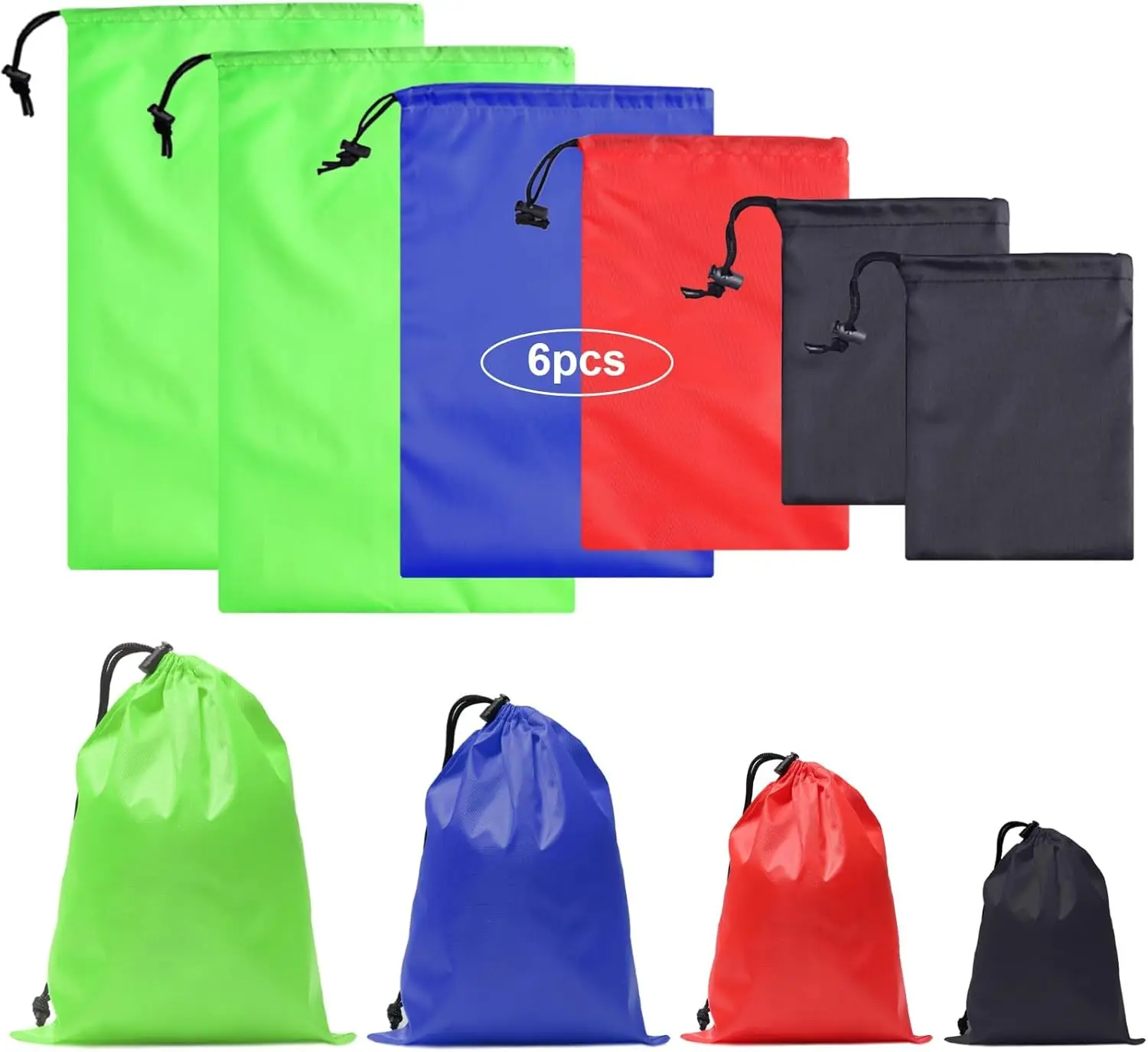 

Drawstring Bag for Gym Traveling Hiking Yoga Shopping Nylon Sack